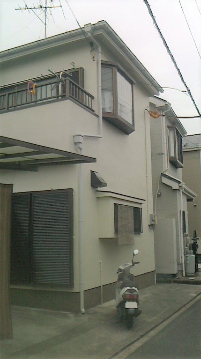 【岸和田市】I様賃貸物件　外壁・屋根塗装+ベランダ防水工事　　